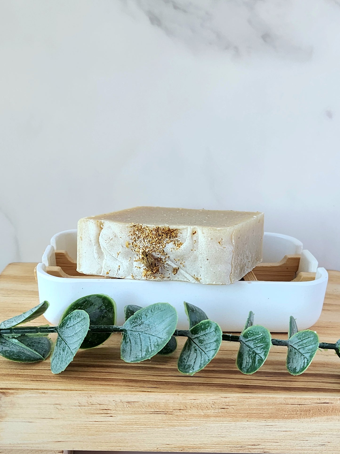 Chamomile and Kaolin Clay Unscented Cold Process Soap Bar