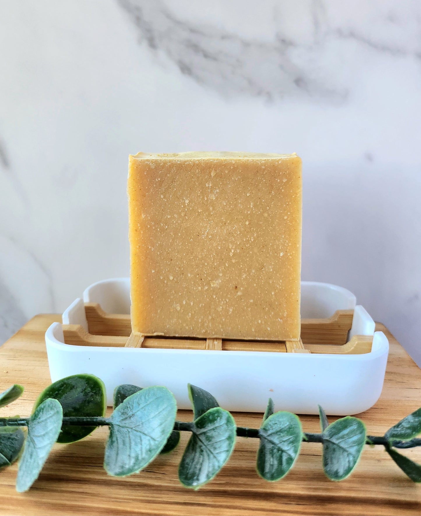 Turmeric and Kaolin Clay Unscented Cold Process Soap Bar