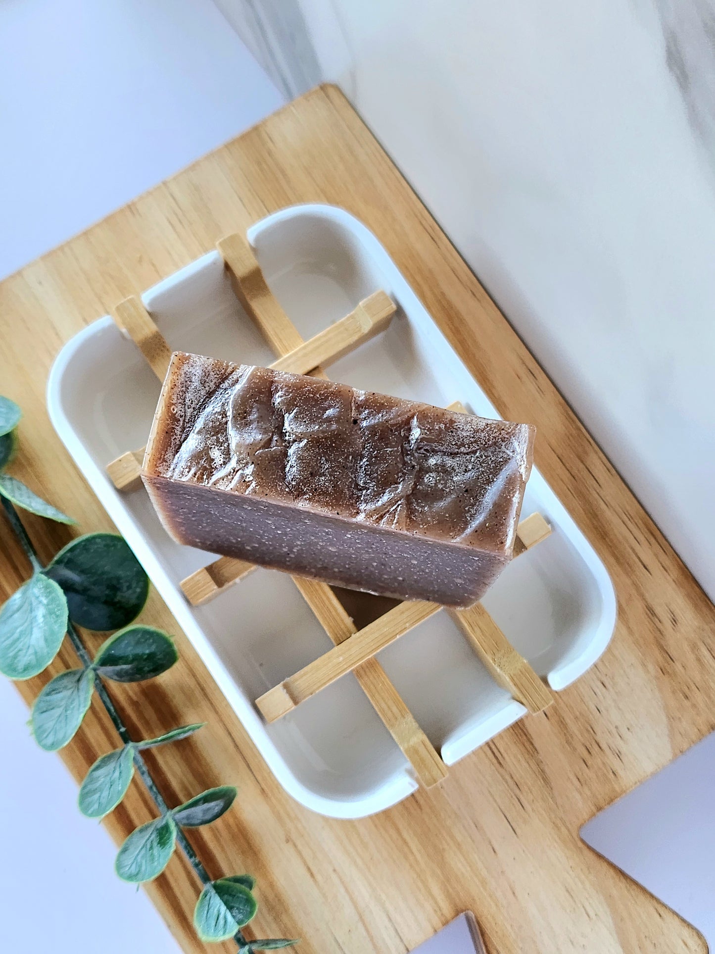 Black Walnut and Kaolin Clay Unscented Cold Process Soap Bar