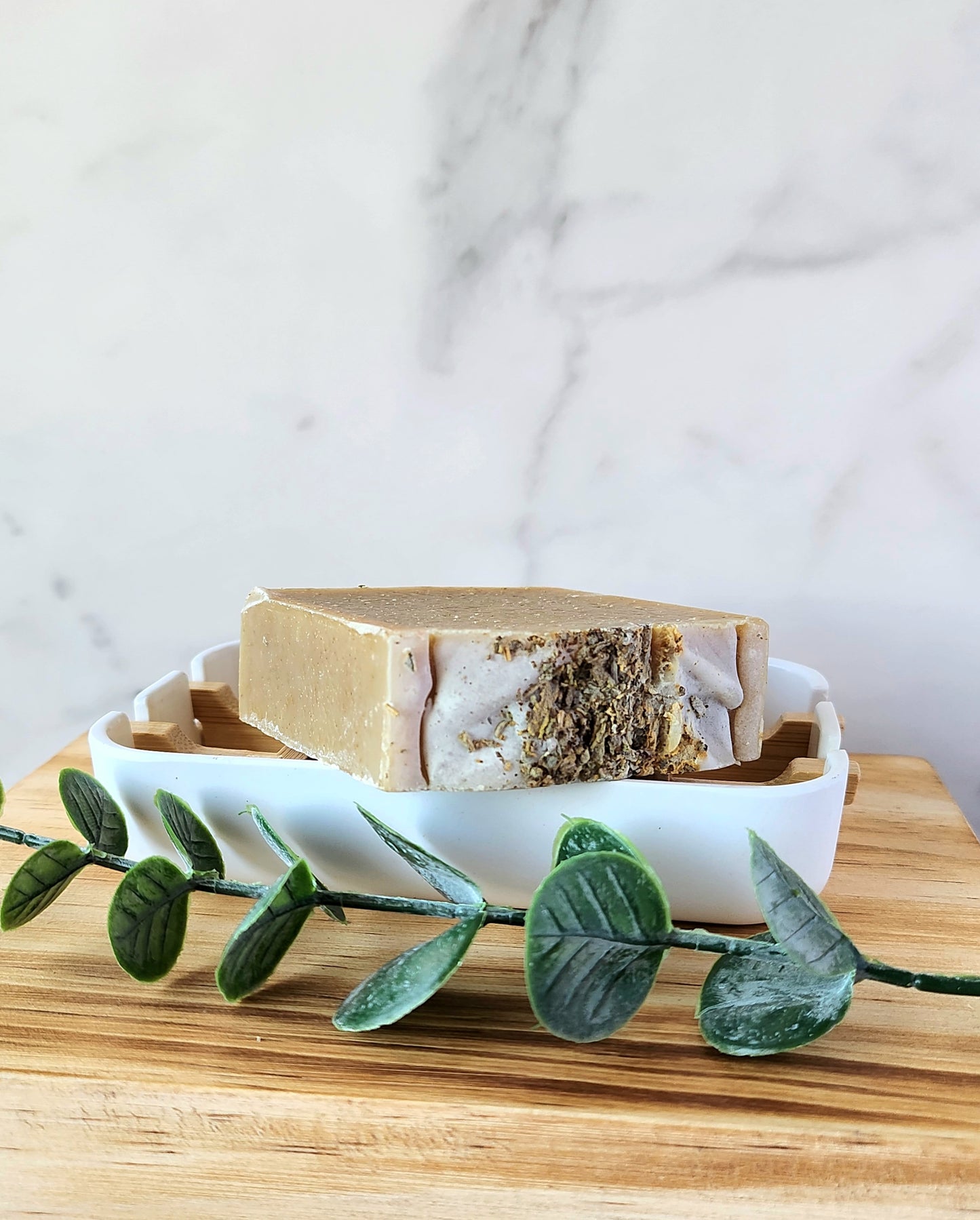Sage and Kaolin Clay Unscented Cold Process Soap Bar