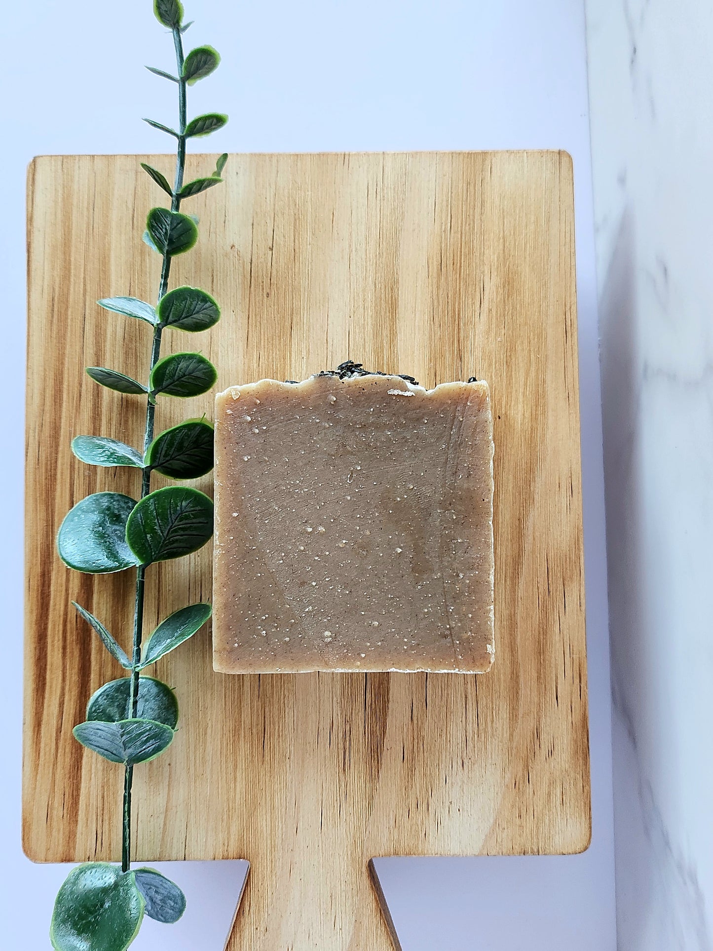 Green Tea and Kaolin Clay Unscented Cold Process Soap Bar
