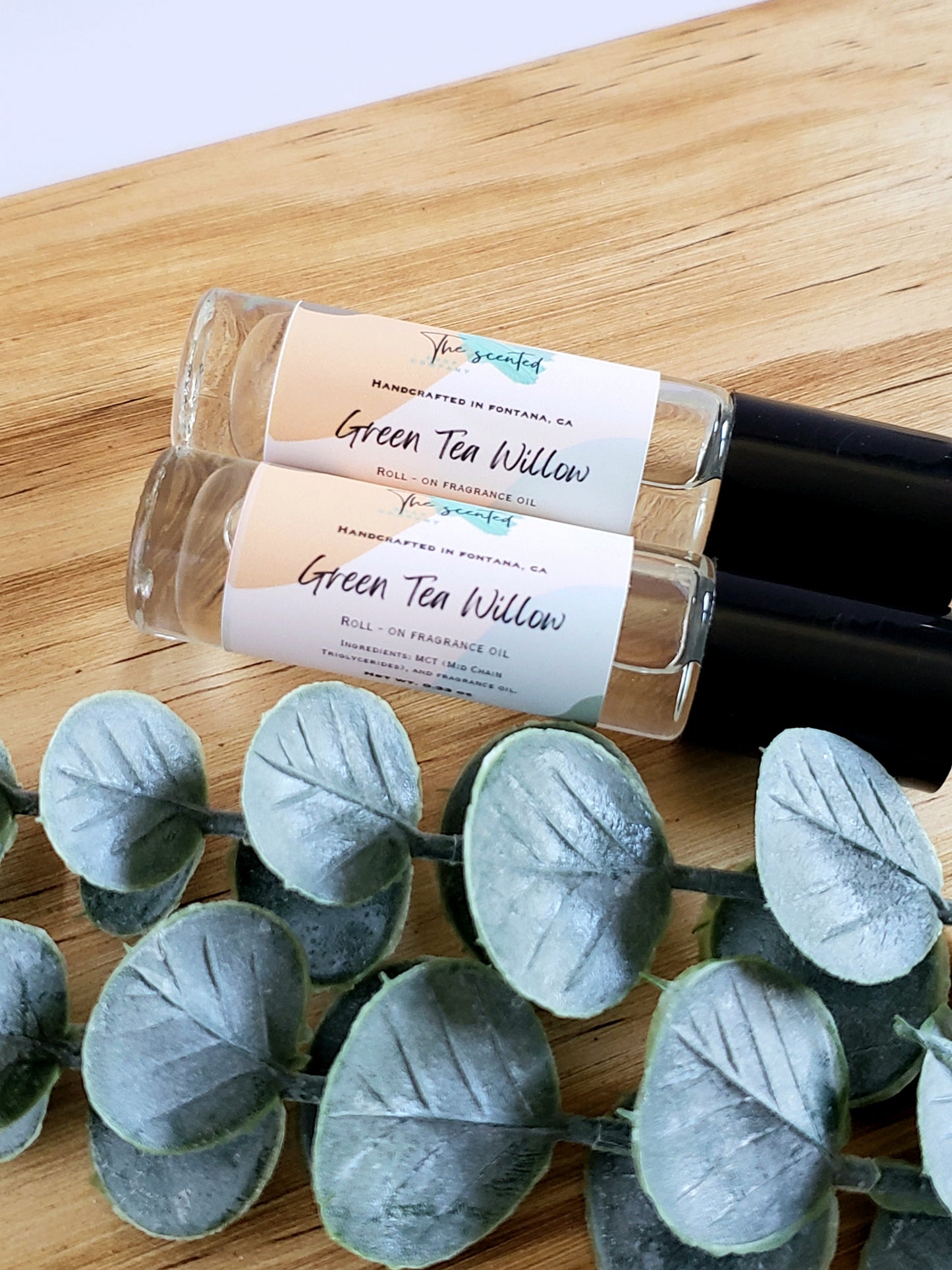 Roll On Fragrance Oil Green Tea and Willow .33 oz