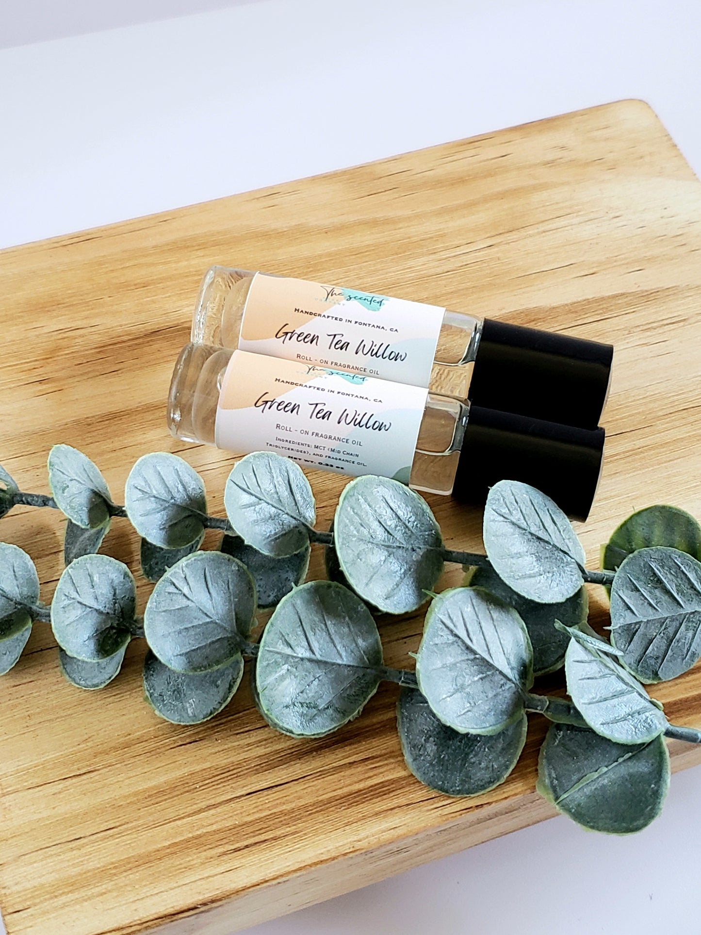 Roll On Fragrance Oil Green Tea and Willow .33 oz