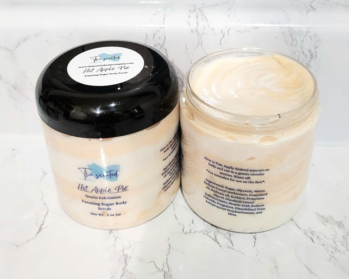 HOT APPLE PIE Foaming Sugar Body Scrub 8 oz