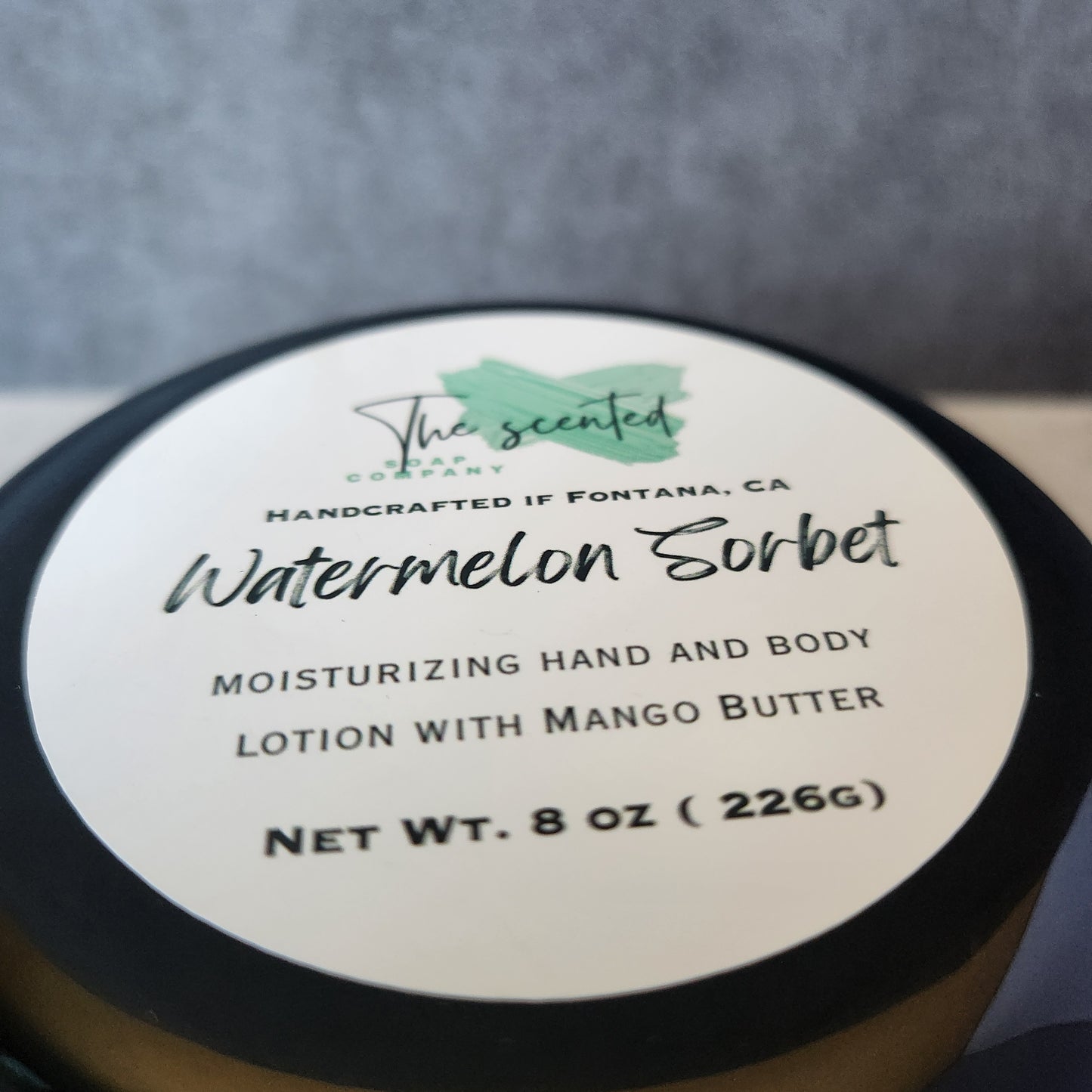 WATERMELON SORBET Moisturizing Hand and Body Lotion 8 oz Jar