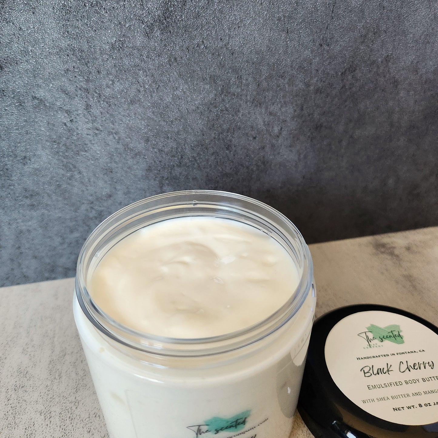 BLACK CHERRY Emulsified Body Butter Shea Butter and Mango Butter Moisturizing Body Butter 8 oz