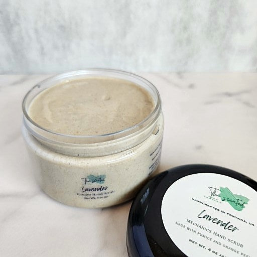 Lavender Pumice and Orange Peel Hand Scrub 4oz Jar
