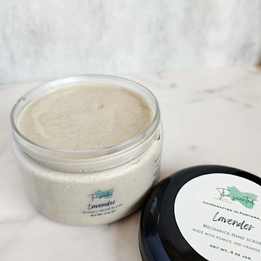 Lavender Pumice and Orange Peel Hand Scrub 4oz Jar