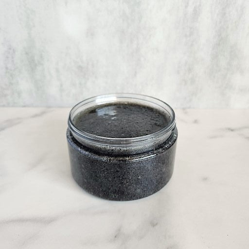 LAVENDER and ROSEMARY Foot Scrub with Shea Butter Exfoliating Foot Scrub (Emulsified) 4oz Jar