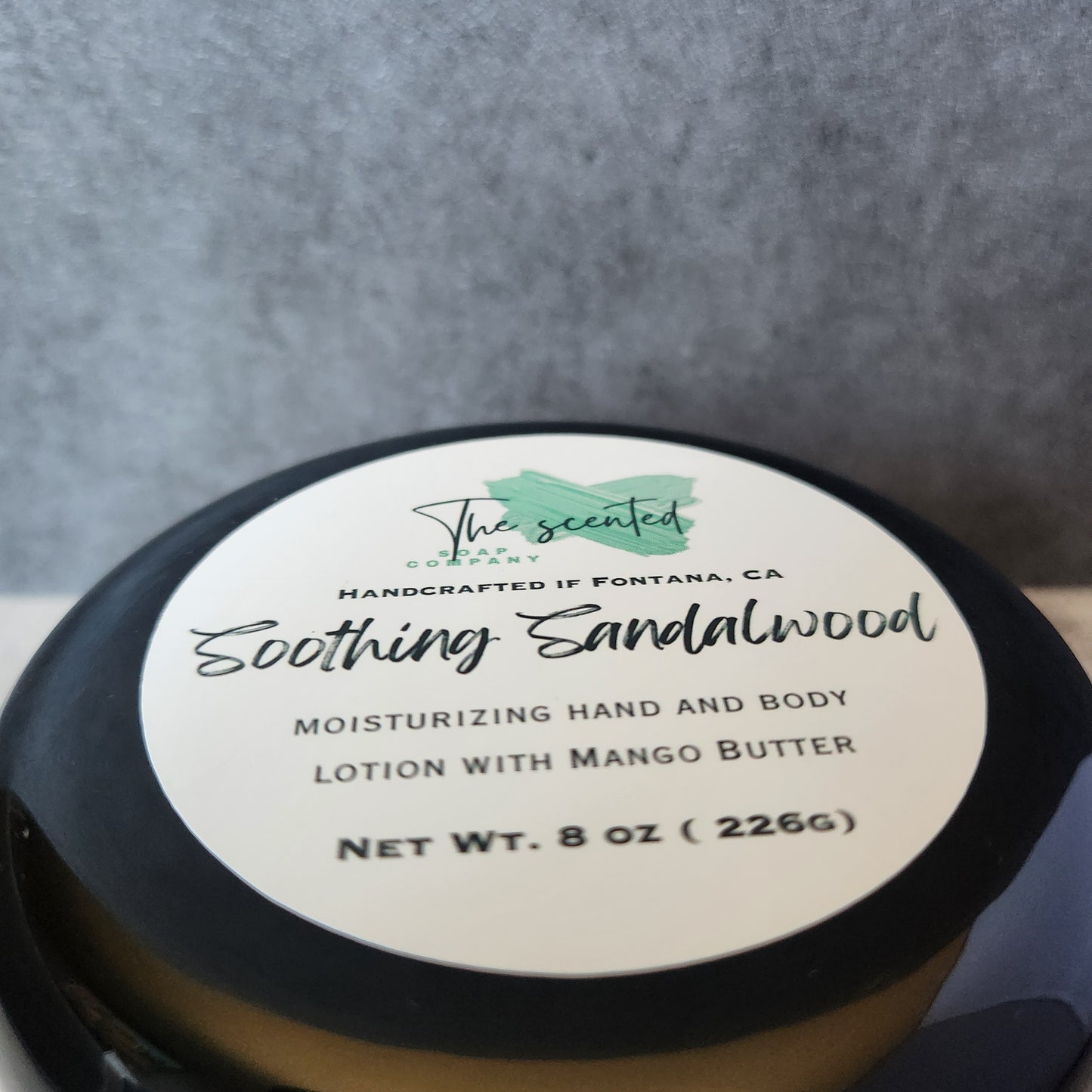 SOOTHING SANDALWOOD Moisturizing Hand and Body Lotion 8 oz Jar