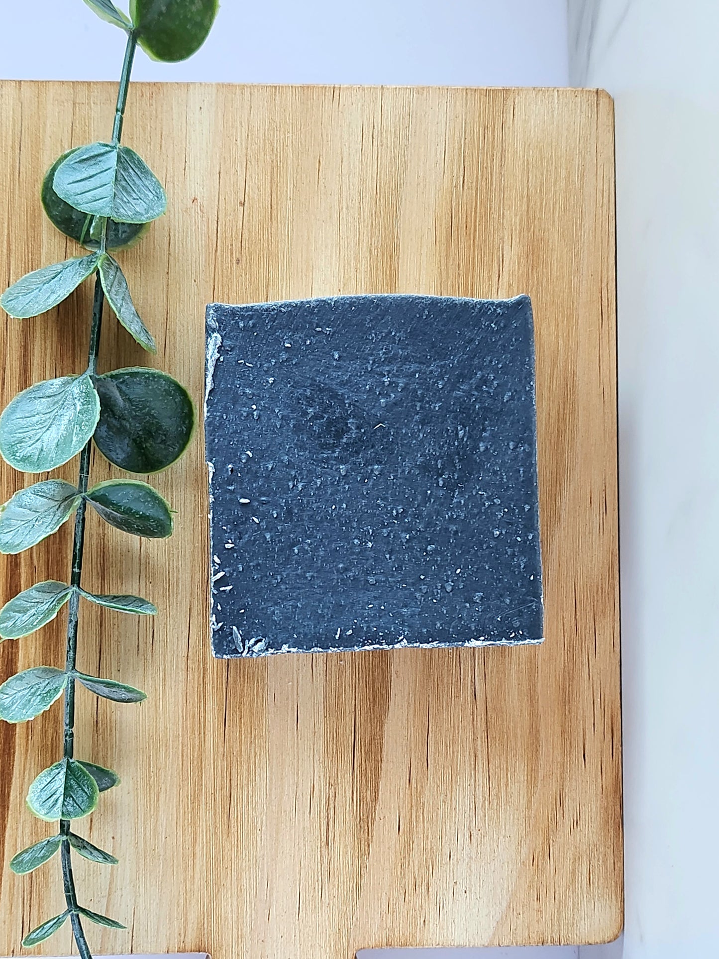 Activated Charcoal and Kaolin Clay Unscented Cold Process Soap Bar