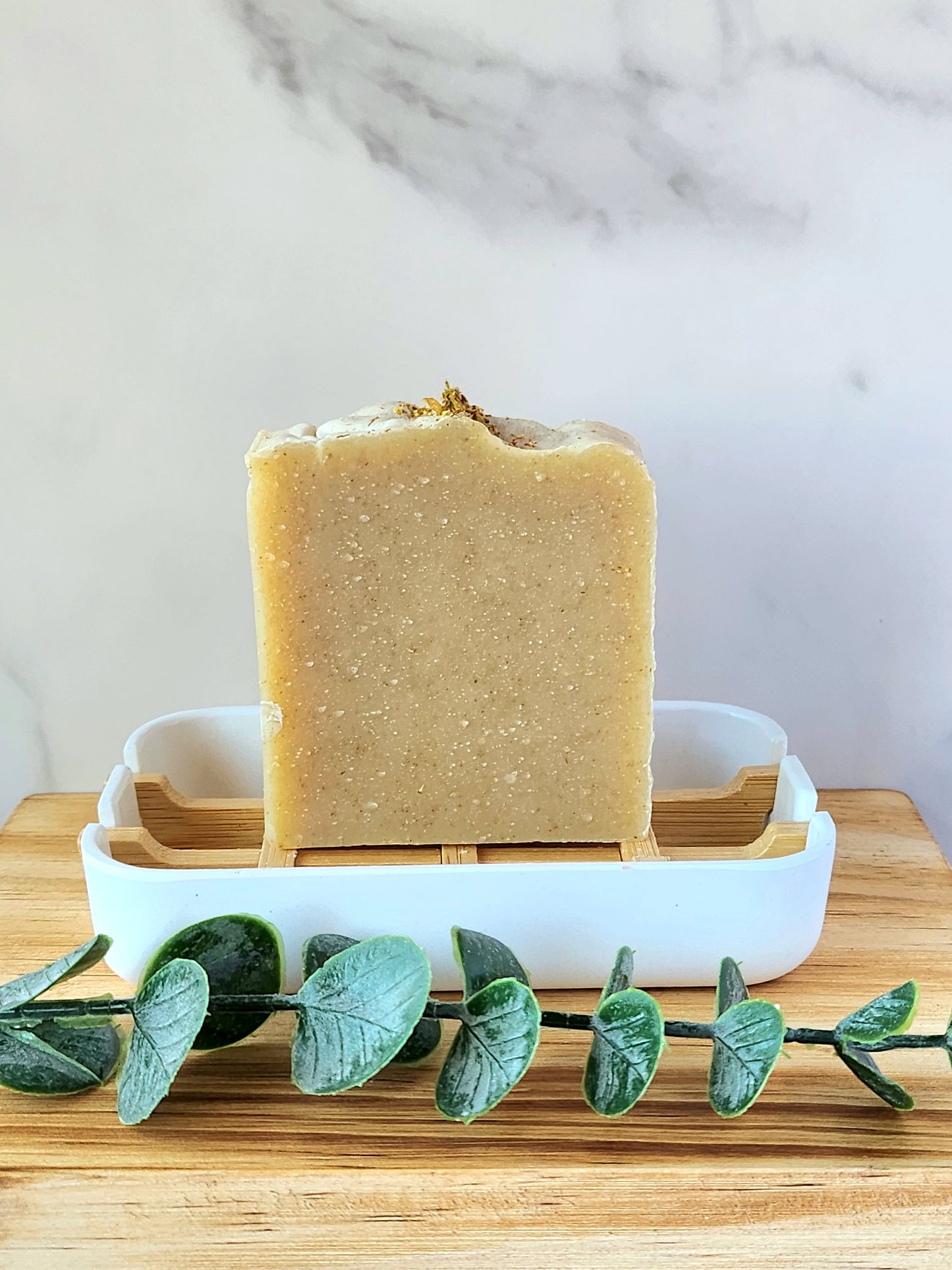 Chamomile and Kaolin Clay Unscented Cold Process Soap Bar
