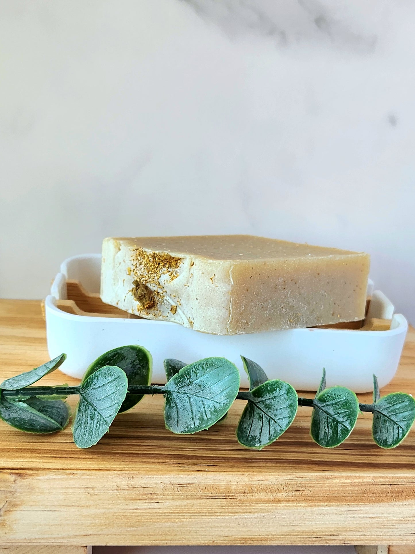 Chamomile and Kaolin Clay Unscented Cold Process Soap Bar