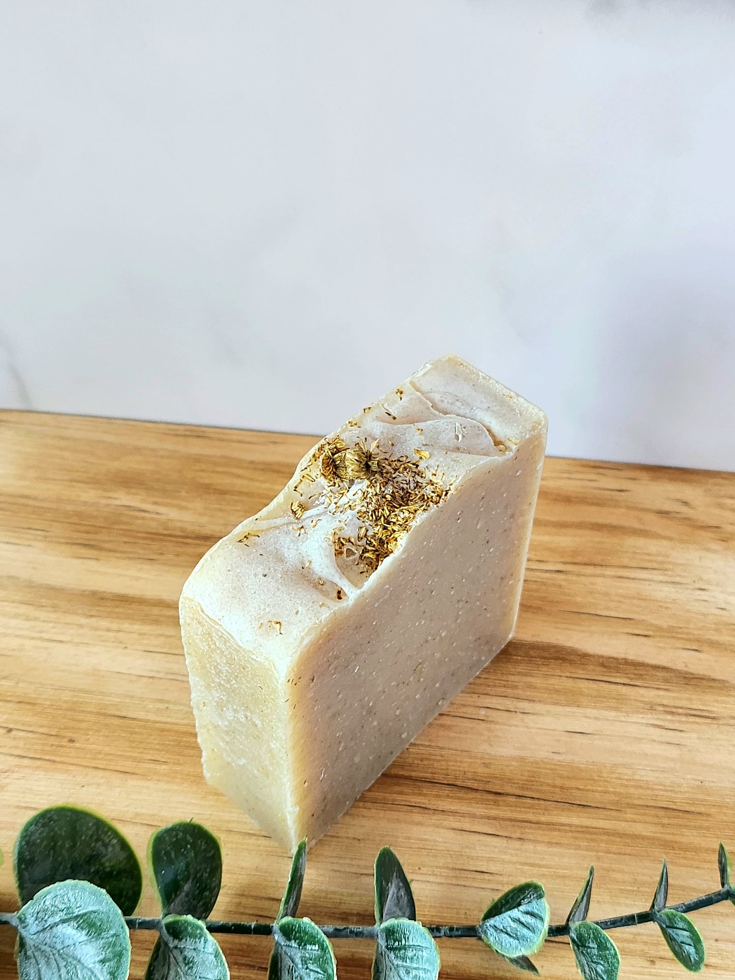 Chamomile and Kaolin Clay Unscented Cold Process Soap Bar
