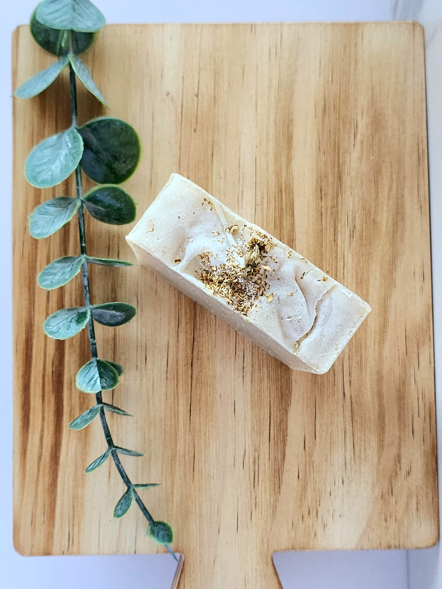 Chamomile and Kaolin Clay Unscented Cold Process Soap Bar