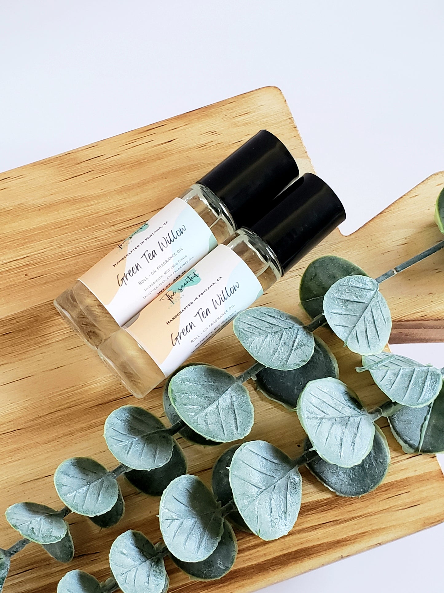 Roll On Fragrance Oil Green Tea and Willow .33 oz