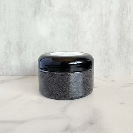 LAVENDER and ROSEMARY Foot Scrub with Shea Butter Exfoliating Foot Scrub (Emulsified) 4oz Jar