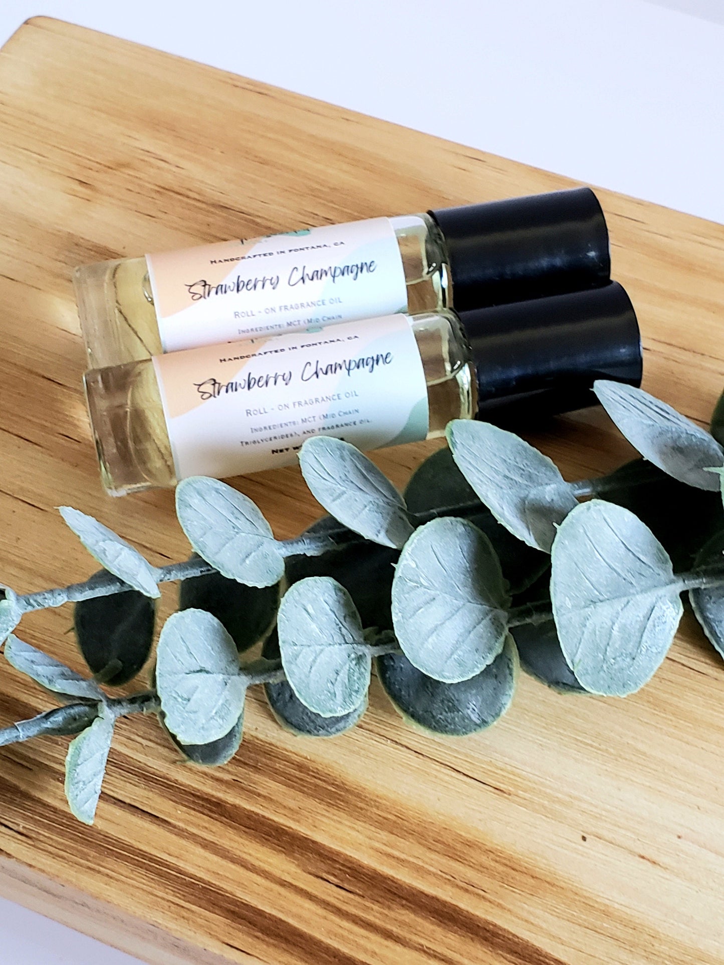 Roll on Fragrance Oil STRAWBERRY CHAMPAGNE Roll on Perfume .33 oz