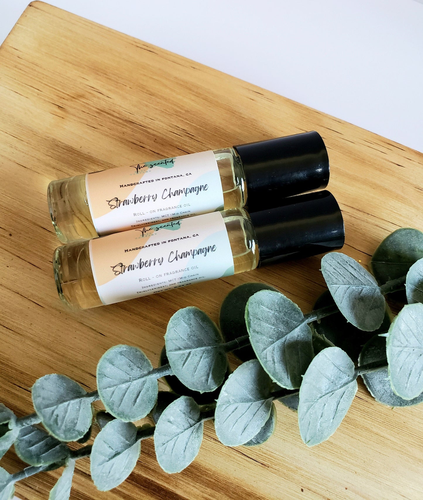 Roll on Fragrance Oil STRAWBERRY CHAMPAGNE Roll on Perfume .33 oz