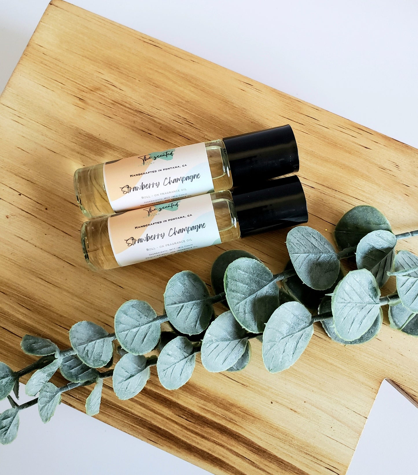 Roll on Fragrance Oil STRAWBERRY CHAMPAGNE Roll on Perfume .33 oz